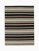 Scaldacollo multiuso unisex pile nero righe multicolor - Gallo 1927 - Official Online Shop