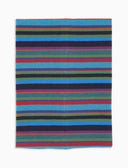 Scaldacollo multiuso unisex pile blu righe multicolor