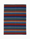 Scaldacollo multiuso unisex pile blu righe multicolor - Gallo 1927 - Official Online Shop