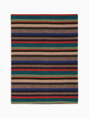 Scaldacollo multiuso unisex pile beige righe multicolor - Gallo 1927 - Official Online Shop