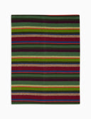 Scaldacollo multiuso unisex pile verde righe multicolor - Gallo 1927 - Official Online Shop