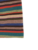 Berretto reversibile unisex pile beige righe multicolor - Gallo 1927 - Official Online Shop