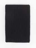 Sciarpa unisex lana, seta e cashmere nero tinta unita - Gallo 1927 - Official Online Shop