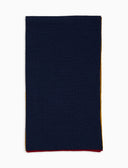 Sciarpa donna lana, seta e cashmere blu tinta unita - Gallo 1927 - Official Online Shop