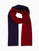 Sciarpa donna lana, seta e cashmere bordò tinta unita - Gallo 1927 - Official Online Shop