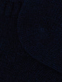 Calze fantasmini donna cashmere blu tinta unita - Gallo 1927 - Official Online Shop