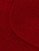 Calze fantasmini donna cashmere rosso tinta unita - Gallo 1927 - Official Online Shop