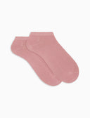 Calze fantasmini donna cashmere rosa tinta unita - Gallo 1927 - Official Online Shop