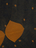 Calze lunghe uomo cotone oltremare/curry fantasia pois su cangiante - Gallo 1927 - Official Online Shop