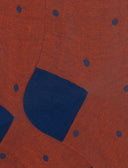 Calze lunghe uomo cotone rame fantasia pois su cangiante - Gallo 1927 - Official Online Shop