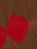 Calze lunghe uomo cotone verde fantasia pois su cangiante - Gallo 1927 - Official Online Shop