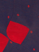 Calze corte uomo cotone royal fantasia pois su cangiante - Gallo 1927 - Official Online Shop