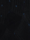 Calze lunghe uomo cotone blu con ricamo avio - Gallo 1927 - Official Online Shop