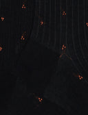 Calze lunghe uomo cotone blu ricamate - Gallo 1927 - Official Online Shop