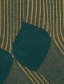 Men's long peacock-coloured plated cotton socks