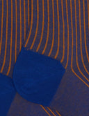 Calze lunghe uomo twin rib blu - Gallo 1927 - Official Online Shop
