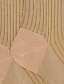 Calze lunghe uomo cotone beige twin rib - Gallo 1927 - Official Online Shop