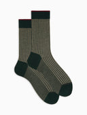 Calze corte uomo cotone pino twin rib - Gallo 1927 - Official Online Shop