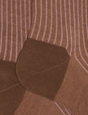 Calze corte uomo cotone tortora twin rib - Gallo 1927 - Official Online Shop