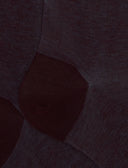 Calze lunghe uomo cotone bordò fantasia cangiante - Gallo 1927 - Official Online Shop