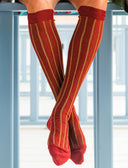 Calze lunghe uomo cotone sangue twin rib spaziata - Gallo 1927 - Official Online Shop