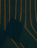 Calze lunghe uomo cotone verde pavone twin rib spaziata - Gallo 1927 - Official Online Shop