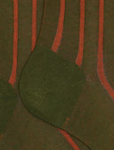 Calze corte uomo cotone verde twin rib spaziata - Gallo 1927 - Official Online Shop