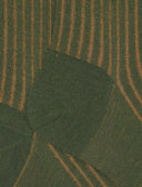 Kurze Herrensocken aus Wolle und Baumwolle, grün, vanisè-Rippe