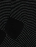 Calze lunghe uomo lana e cotone nero righe windsor - Gallo 1927 - Official Online Shop