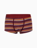 Boxer intimo uomo cotone bordò righe multicolor - Gallo 1927 - Official Online Shop