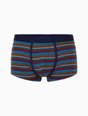 Boxer intimo uomo cotone blu righe multicolor - Gallo 1927 - Official Online Shop