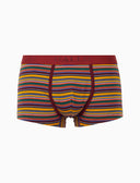Herren-Boxershorts aus Baumwolle mit bunten gelben Streifen