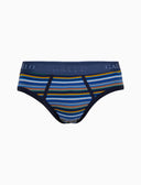 Slip intimo uomo cotone righe multicolor blu - Gallo 1927 - Official Online Shop