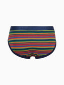 Slip intimo uomo cotone verde righe multicolor - Gallo 1927 - Official Online Shop