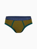 Slip intimo uomo cotone righe windsor verde - Gallo 1927 - Official Online Shop