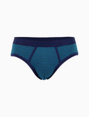 Slip intimo uomo cotone righe windsor marrone - Gallo 1927 - Official Online Shop