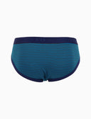 Slip intimo uomo cotone righe windsor marrone - Gallo 1927 - Official Online Shop