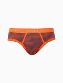 Herren-Slip aus Baumwolle mit blauen Windsor-Streifen