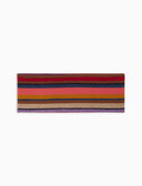 Fascia donna pile bordò righe multicolor - Gallo 1927 - Official Online Shop