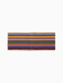 Fascia donna pile giallo righe multicolor