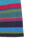 Calotta bambino pile blu righe multicolor