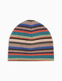 Calotta bambino pile beige righe multicolor - Gallo 1927 - Official Online Shop