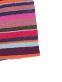 Children's fleece beanie, pink Multicolor stripes