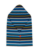 Foulard bambino cotone righe multicolor blu - Gallo 1927 - Official Online Shop