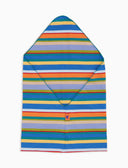 Foulard bambino cotone righe multicolor azzurro - Gallo 1927 - Official Online Shop