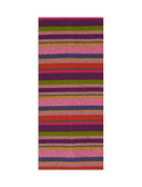 Sciarpa bambino pile viola righe multicolor - Gallo 1927 - Official Online Shop