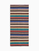 Sciarpa bambino pile beige righe multicolor - Gallo 1927 - Official Online Shop