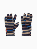 Guanti bambino pile blu righe multicolor - Gallo 1927 - Official Online Shop