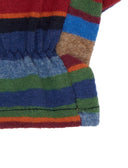 Guanti bambino pile blu righe multicolor - Gallo 1927 - Official Online Shop