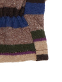 Guanti bambino pile beige righe multicolor - Gallo 1927 - Official Online Shop